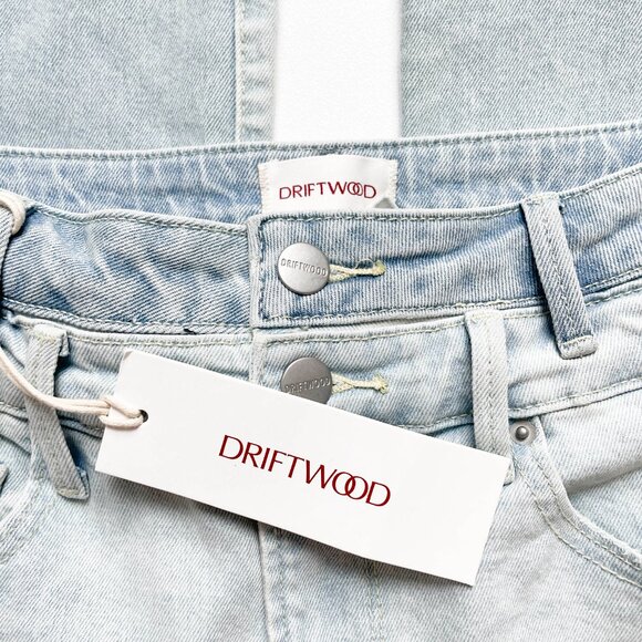 Driftwood Cece Wide Leg Jeans Icy Blue Size 26 NEW NWT - Picture 4 of 10